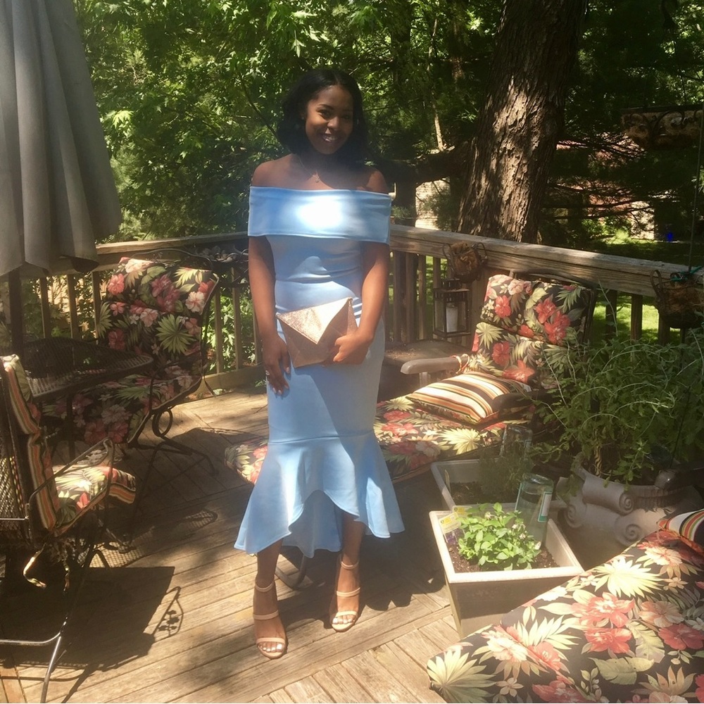 Baby Blue mermaid dress, worn once